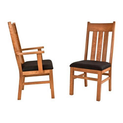 Modern Mission Cherry Dining Chair - Dining Chairs