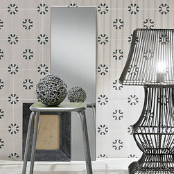 Cementine Black and White - Wall And Floor Tile