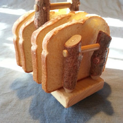 ADK Home Series, Rustic, Twig, Toast Caddy ( 4 Slice ) - Specialty Serveware