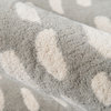 Novogratz by Momeni Delmar Boho Dots Wool Hand Tufted Gray Area Rug, 2'3"x8'