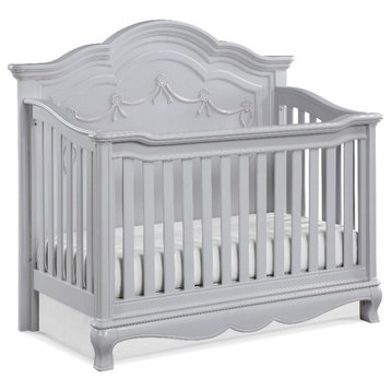 Baby Cache Adelina Traditional Wood Crib in Pure Elle Gray Finish