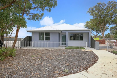 Photo of a contemporary home design in Perth.