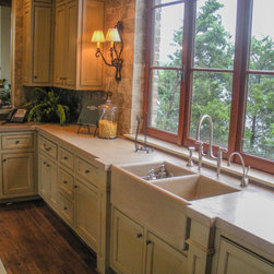 Limestone Countertops and Custom Sinks - Kitchen Sinks