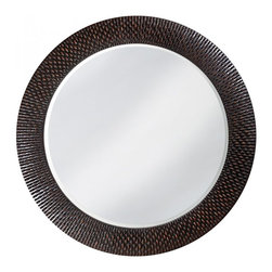 www.essentialsinside.com: bergman round framed wall mirror - Wall Mirrors