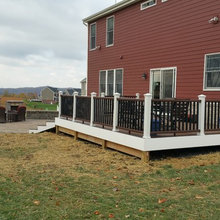 Composite Deck + Concrete Patio Duo