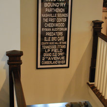 upstairs hallway/stairwell