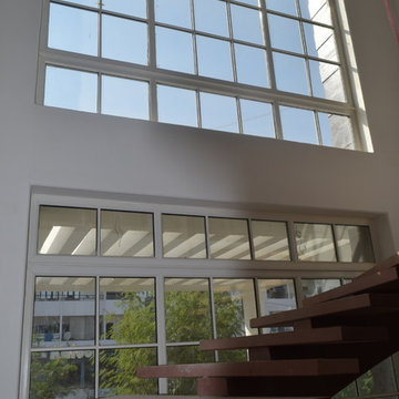 Georgian staircase window exterior