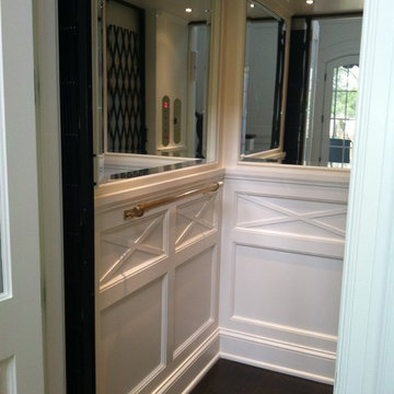 Classic Home Elevator - Wainscot and Mirrors