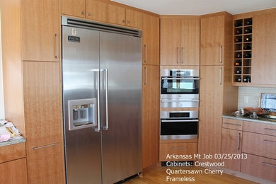 Kitchen - contemporary kitchen idea in Denver