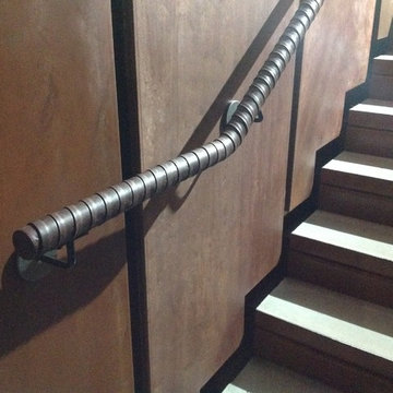 Leather Handrail - Monkey House, London