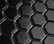 Metro Hex Porcelain Mosaic Floor and Wall Tile, Matte Black
