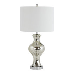 Universal Lighting and Decor - Laurene Silver Mercury Glass Table Lamp - Table Lamps