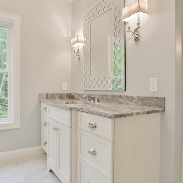 Linen white vanity