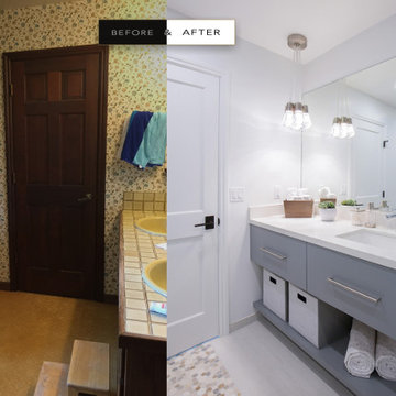 Bathroom Before & After • Atelier Noël