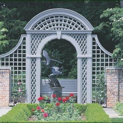 Special Formal Arbor with Bench - Outdoor Benches