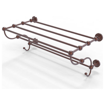 Dottingham 24" Train Rack Towel Shelf, Antique Copper