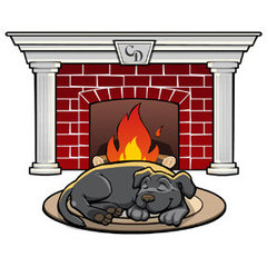 The Cozy Dog Fireplace Shoppe