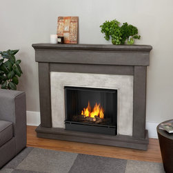 Real Flame Cascade Gel Fireplace - Indoor Fireplaces