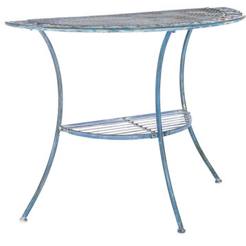 Genson End Table, Mossy Blue