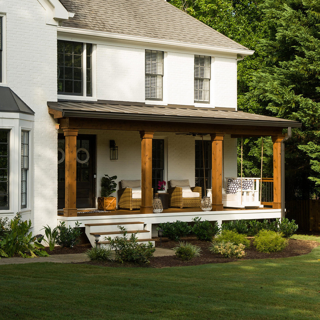 Timber Column Porch