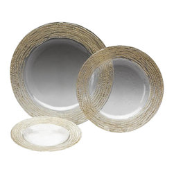 belle & June - Magara Salad Plate-Set of 4 - Salad And Dessert Plates