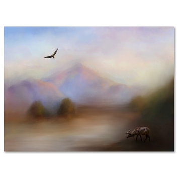 Jai Johnson 'Morning At The Mountain' Canvas Art, 24 x 18