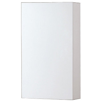 Bliss 14"Wx24"H Linen Side Cabinet, 2 Door, High Gloss White