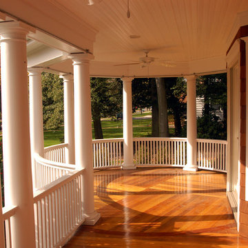 Front Porch at Golden Hour on Crescent Parkway
