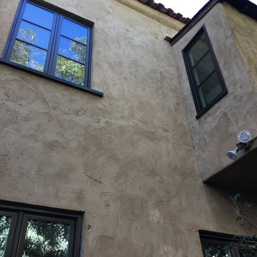 Spanish Style Brown Windows Milgard Ultra Special Installation to keep the look