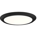 Quoizel - Quoizel Verge LED Flush Mount VRG1616OI - LED Flush Mount from Verge collection in Oil Rubbed Bronze finish.. No bulbs included. Available in three finishes and four sizes, the Verge flush mount is suited for a variety of room applications. In your choice of brushed nickel, white or oil-rubbed bronze, it is featured in sizes of 7.5��, 12��, 16�� or 20��. The domed white acrylic shade is illuminated with integrated LED technology and the thick canopy adds depth to the simple structure. No UL Availability at this time.