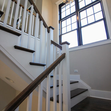Project #57 | Staircase with Cozy Reading Nook Below