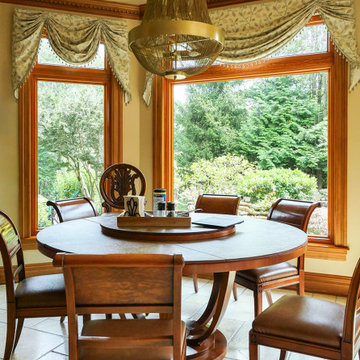 New Wood Windows in Beautiful Dinette - Renewal by Andersen New Jersey / NYC