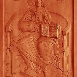 Handcarved icon of Jesus Christ - Artwork
