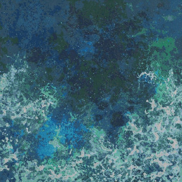 Ocean Aquamarine | Glass Mosaic | PIXL Mist Collection