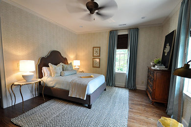 Trendy bedroom photo in Charlotte