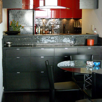 Red Ikea Kitchen