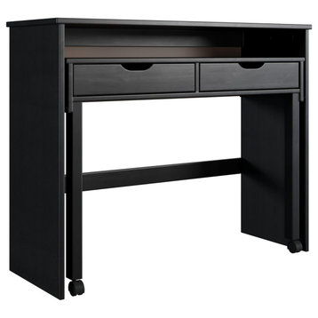 Cary Extendable Console Desk Black