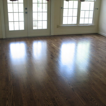 Herringbone with Walnut Border