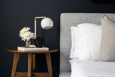 Minimalist bedroom photo in Toronto