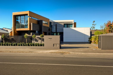 This is an example of a contemporary exterior in Christchurch.
