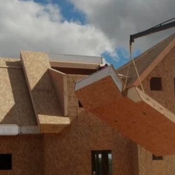 Example of SIPs being used in a traditional style home