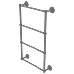 Allied Brass - Monte Carlo 4 Tier 30" Ladder Towel Bar, Matte Gray - The ladder towel bar from Allied Brass Monte Carlo Collection is a perfect addition to any bathroom. The 4 levels of height make it fun to stack decorative towels and allows the towel bar to be user friendly at all heights. Not only is this ladder towel bar efficient, it is unique and highly sophisticated and stylish. Coordinate this item with some matching accessories from Allied Brass, or mix up styles using the same finish!