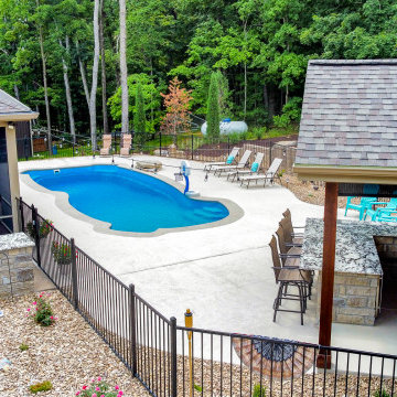 Pool House and Screen Room Area