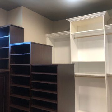 Two-Tone Large Master Closet