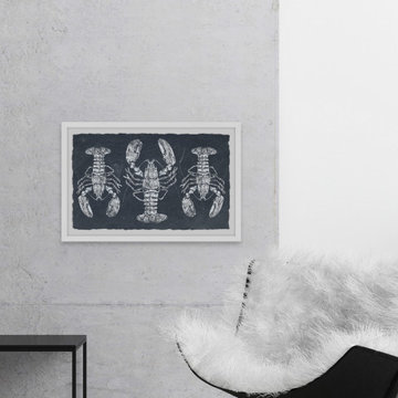 "Lobsters" Framed Painting Print