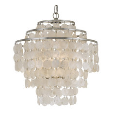 Brielle 4 Light Antique Silver Chandelier