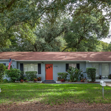 Front Door- Seminole Heights Mid Century Beauty, Staged by Cardinal Designs