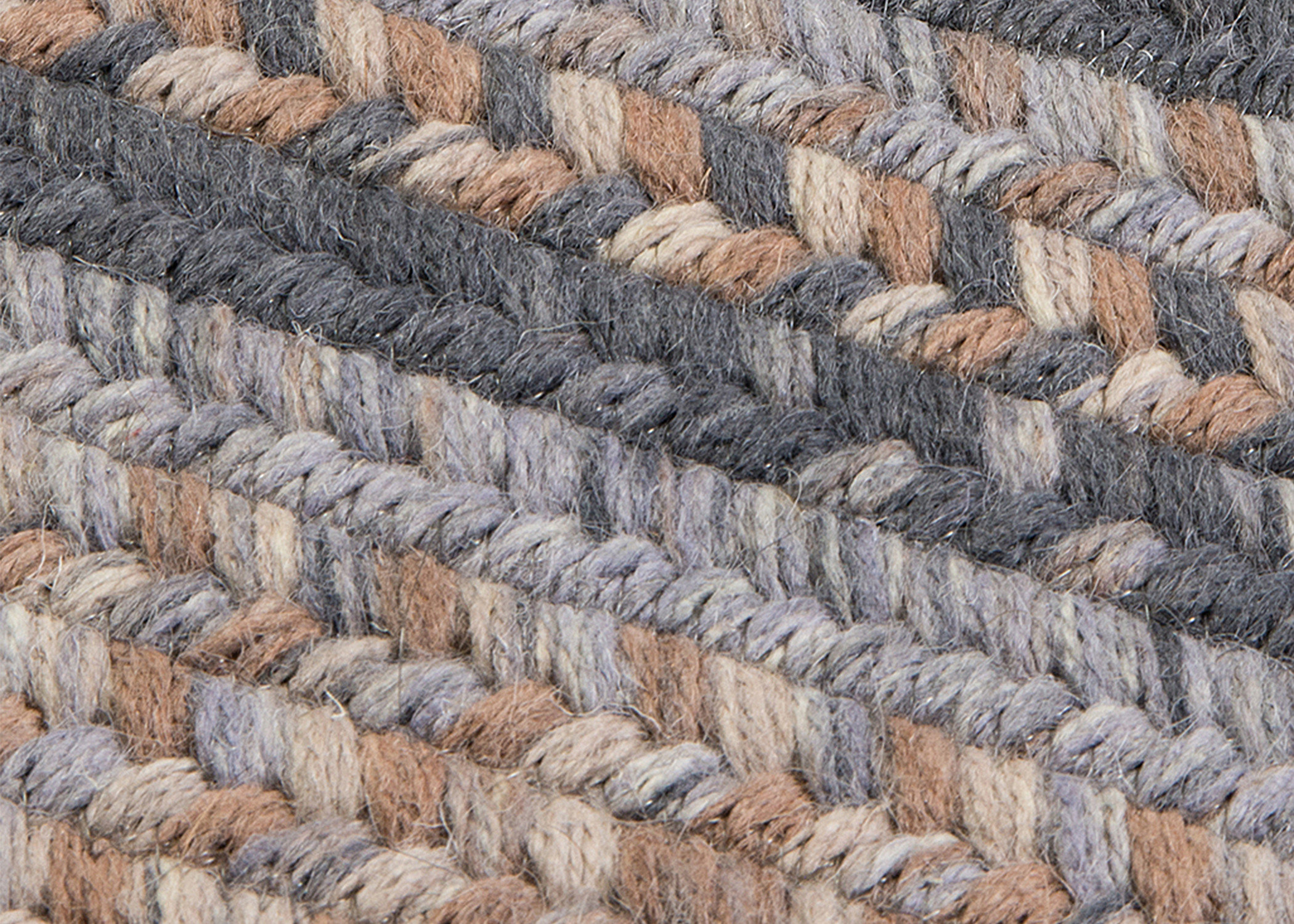 P Multigr Rustiq Gloucester Variegated/Multi Indoor Rug Rustic Farmhouse Wool GL48, 2'x5 ...