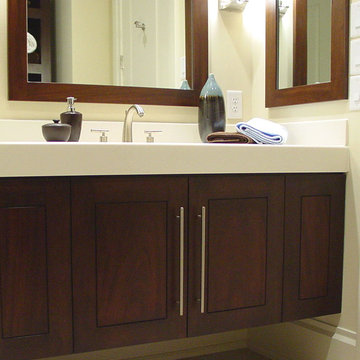 Walnut Stain with Custom Reveal