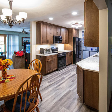 French Roast Kitchen Cabinetry with Eternia Quartz Countertop